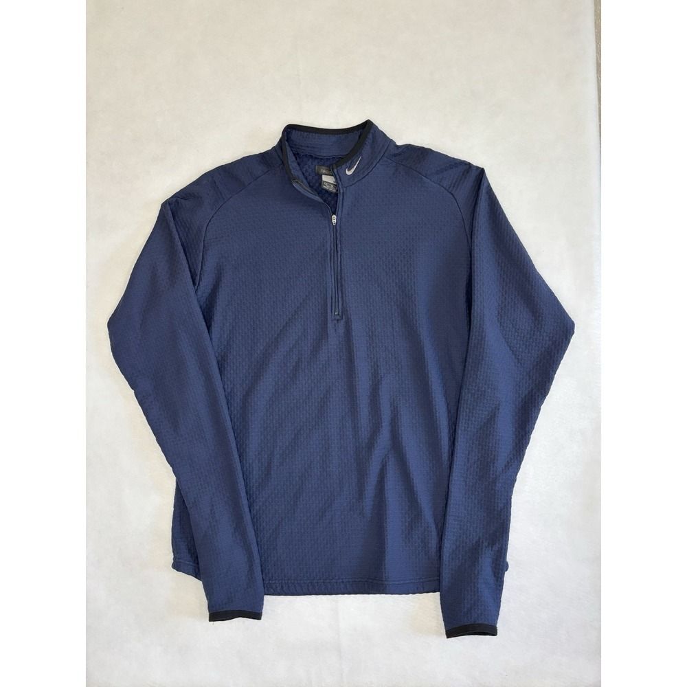 Nike Sphere Dry 1/4 Zip Pullover - Navy Blue - Men’s XL - Made in USA